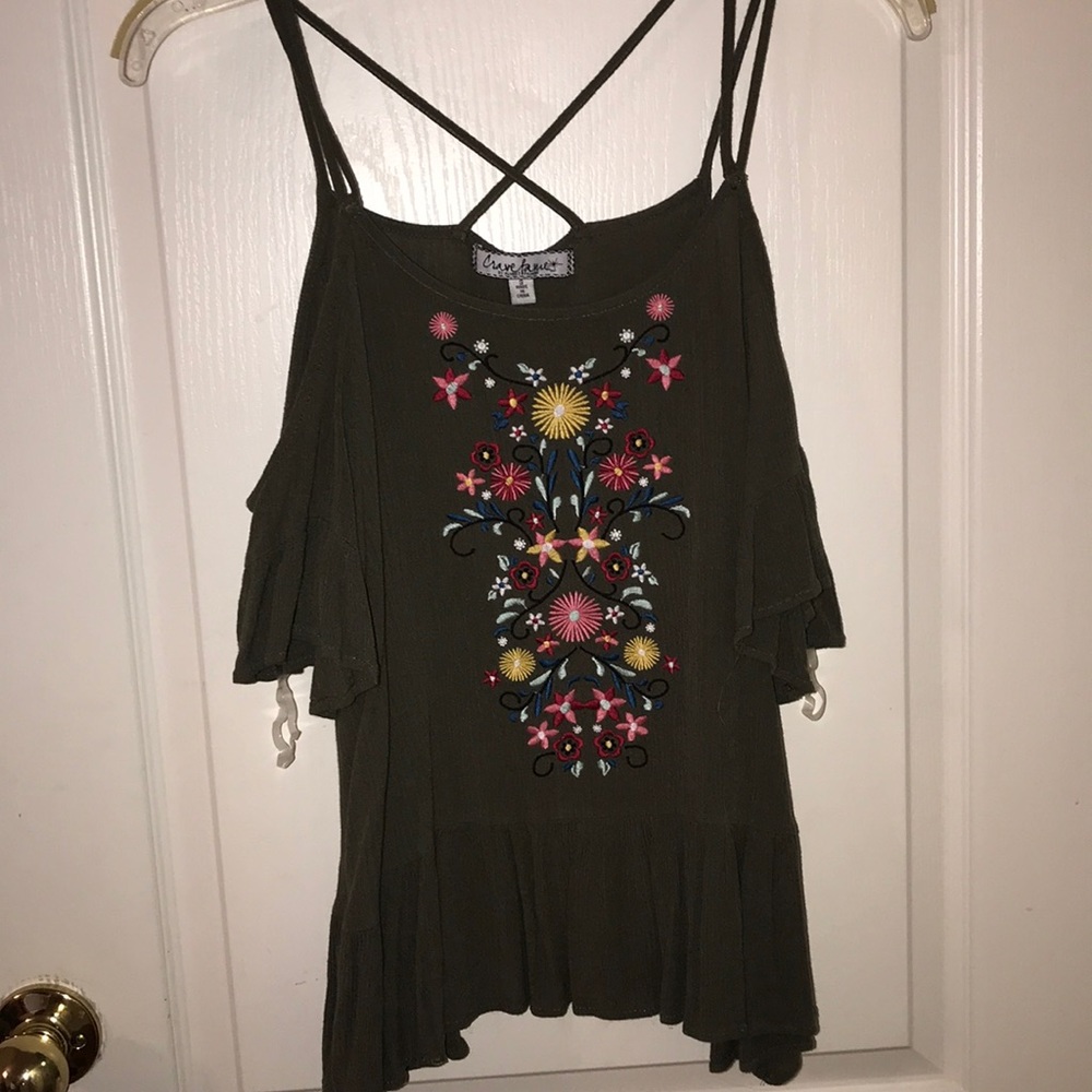 Off the shoulder blouse!!
